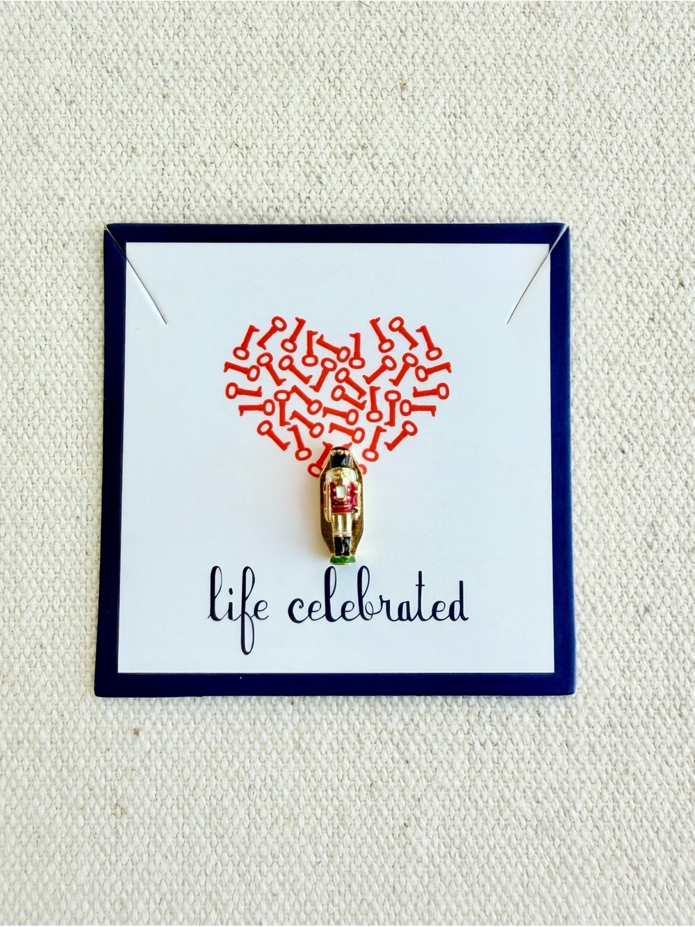 *Nutcracker Charm* KEEP COLLECTIVE Retired Gold